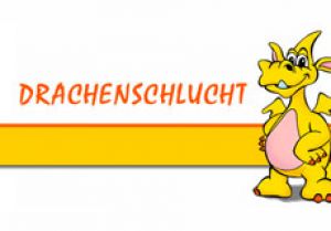 Logo und illustratierter Drache der Drachenschlucht Trebesing